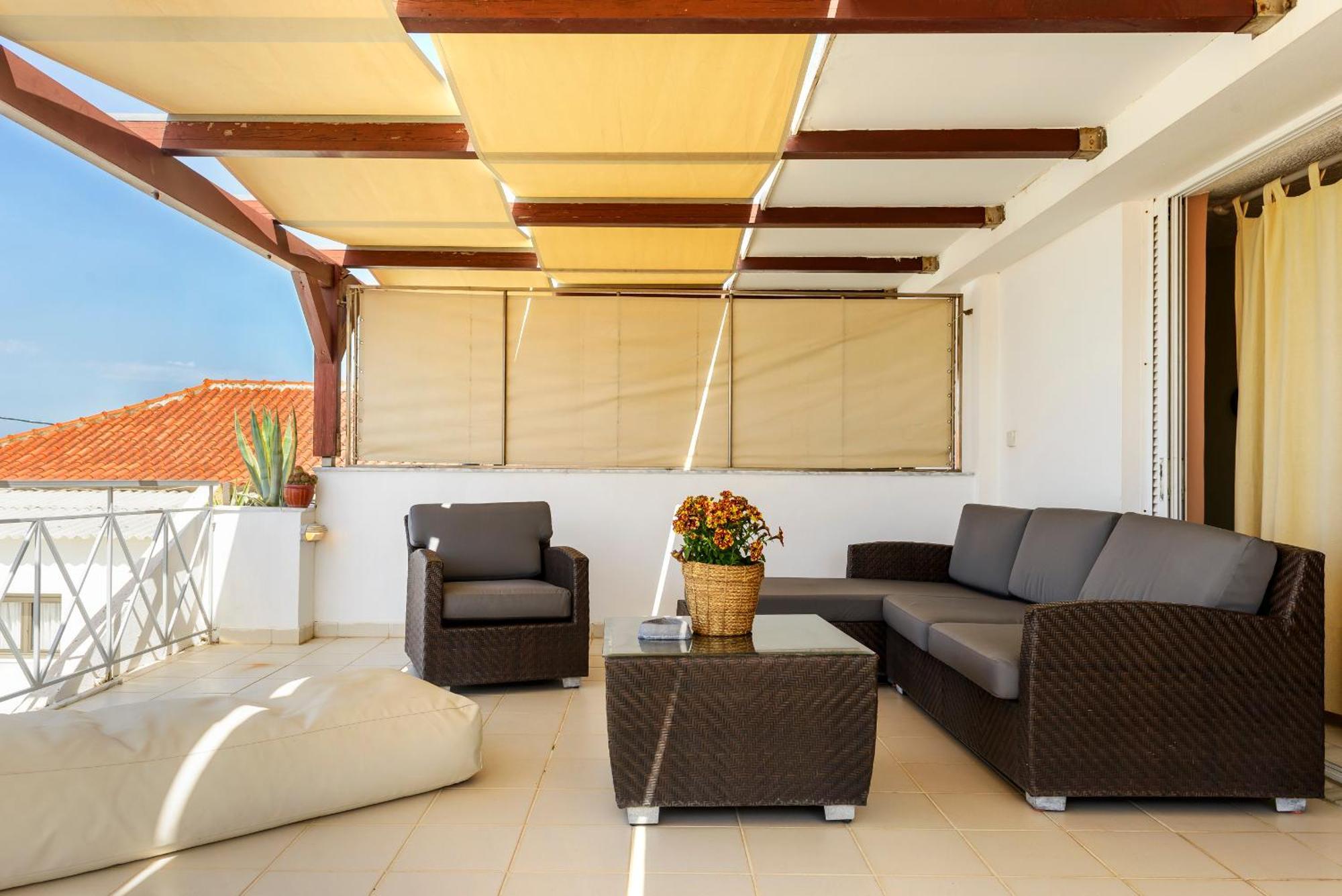 Ferienwohnung Agali 2 Superior Mezonet Front Of The Sea Akrogiali Exterior foto